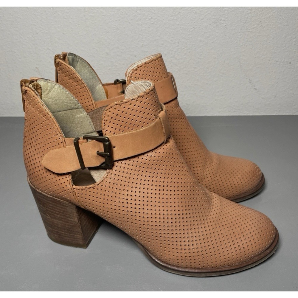 Bata Leather Heeled Zip Ankle Boots 39
